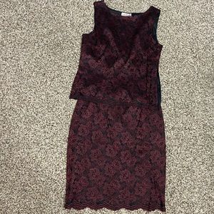 Gianni brand, size 12, 2 piece formal dress